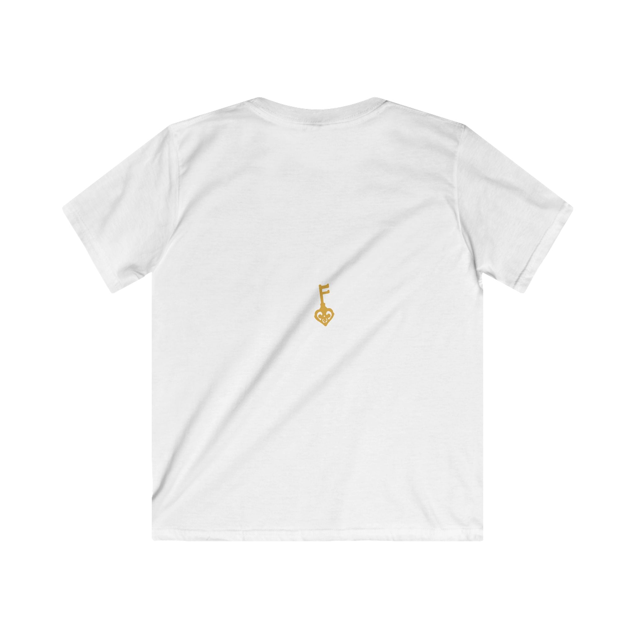Kids Tee — Golden Key | Cute Kids Graphic Shirt