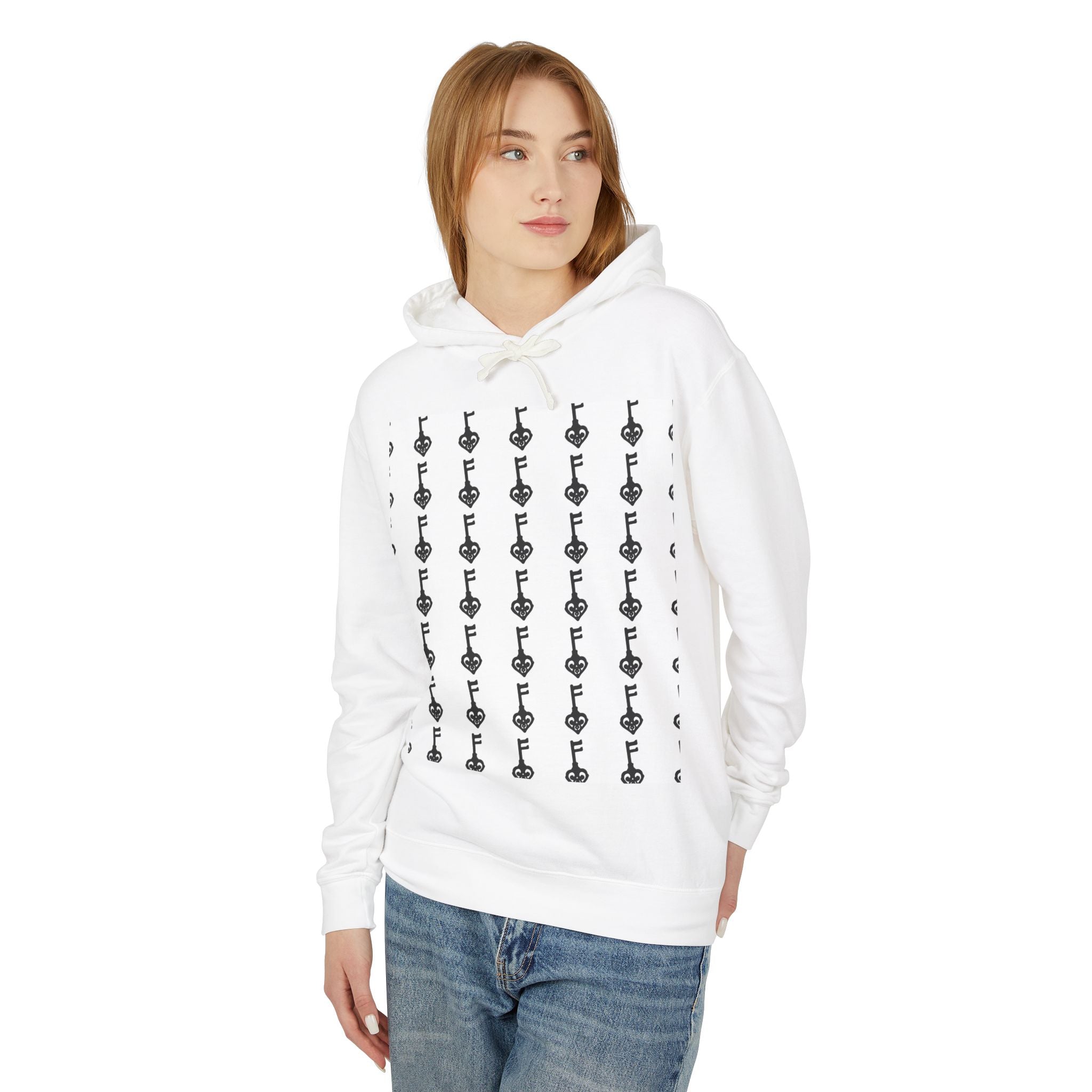 Black Key Print Hoodie — Black Key Lightweight Pullover