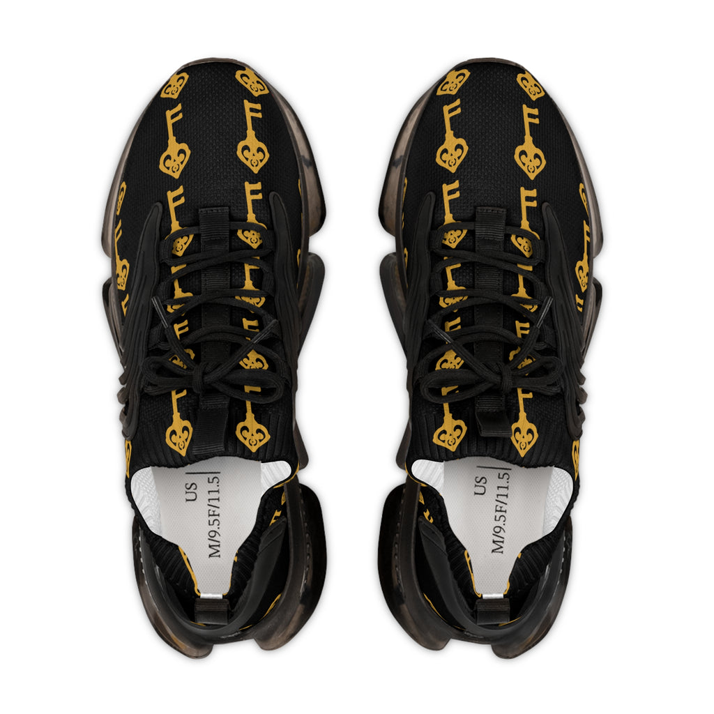 Black Golden Key Trainer Sneaker - Men's