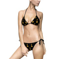Black Golden Key Women's Bikini Swimsuit