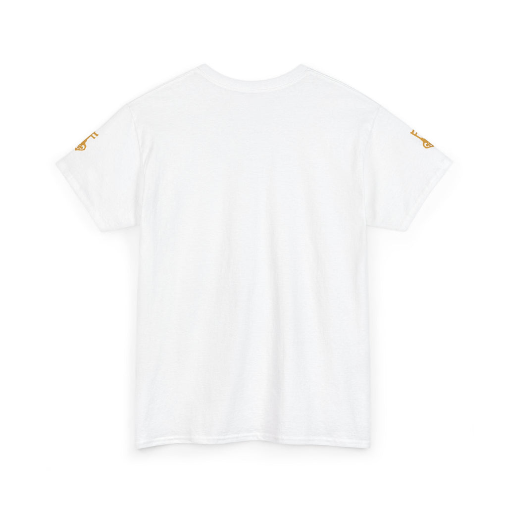 White Unisex Heavy Cotton Tee Black Key