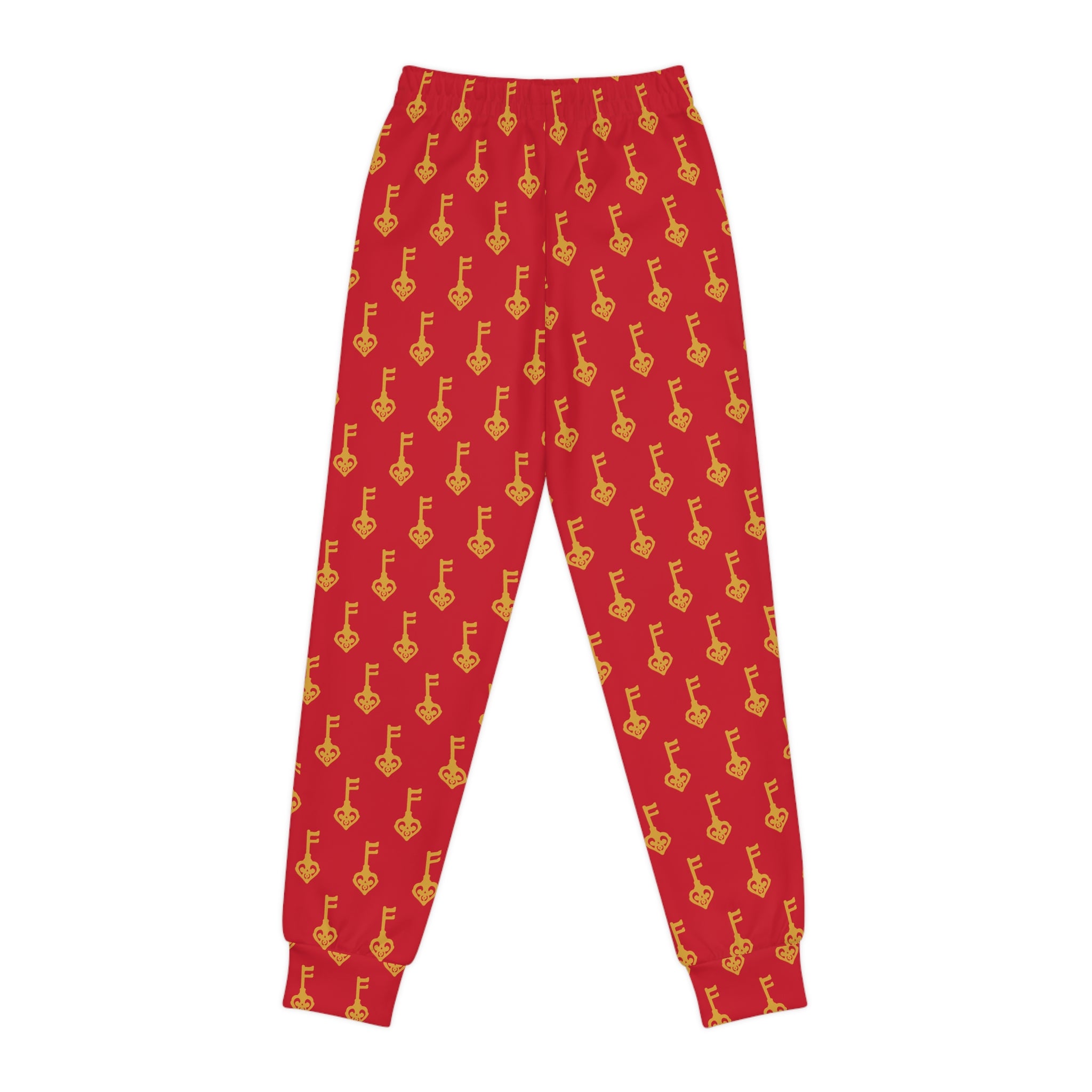 Kids Joggers - Ruby Red Golden Key