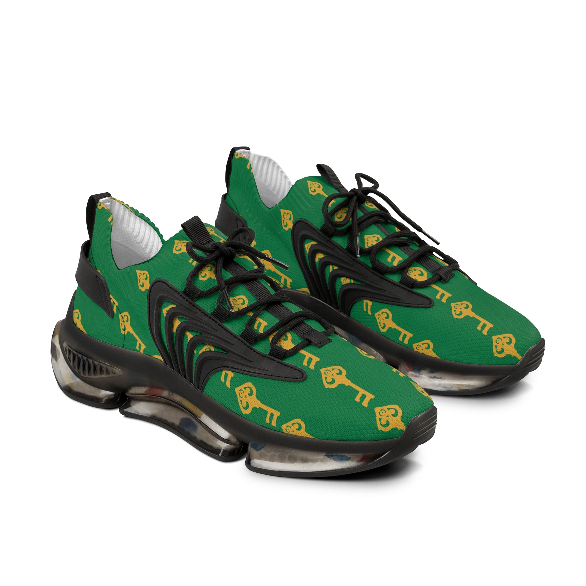 Green Golden Key Trainer Sneaker - Men's