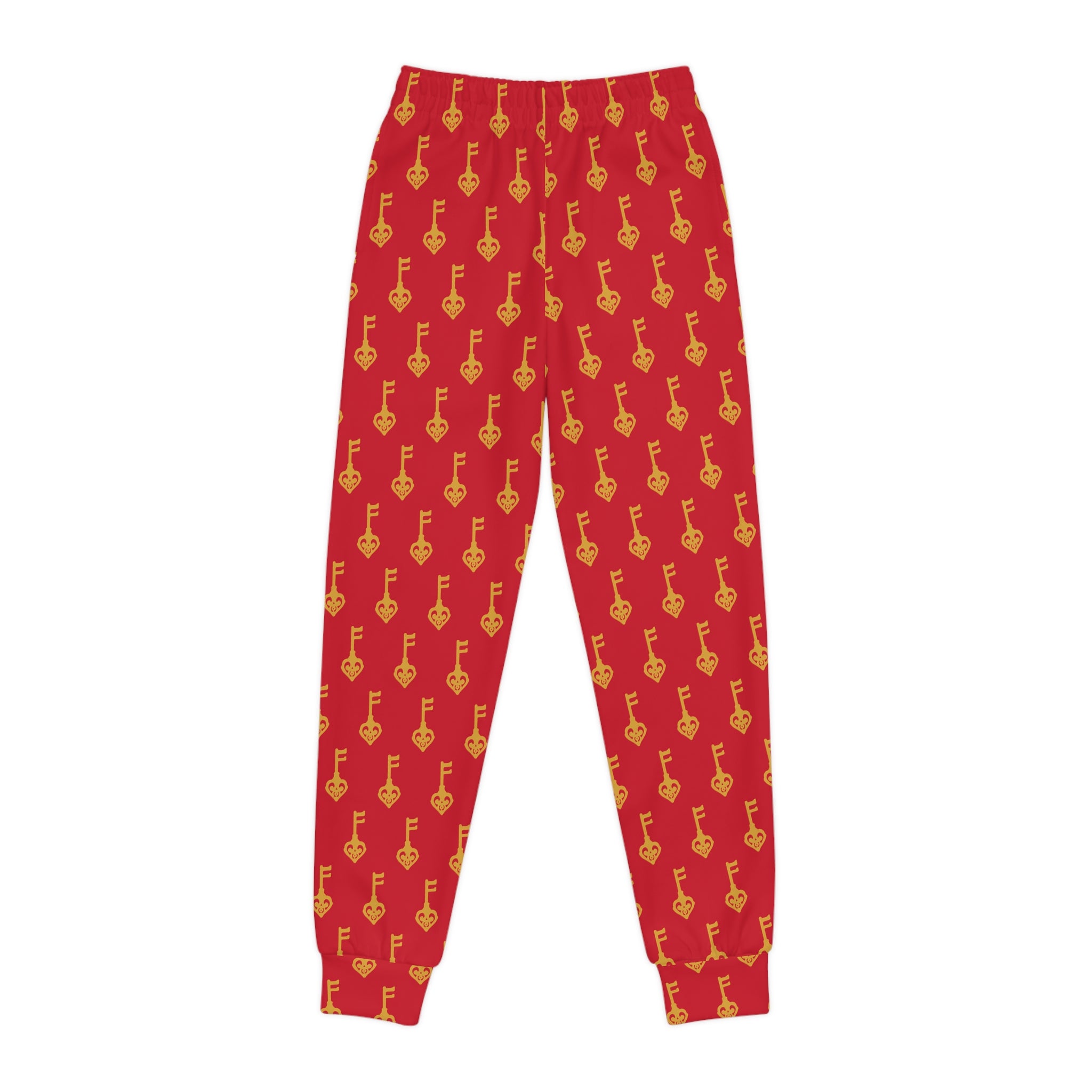 Kids Joggers - Ruby Red Golden Key