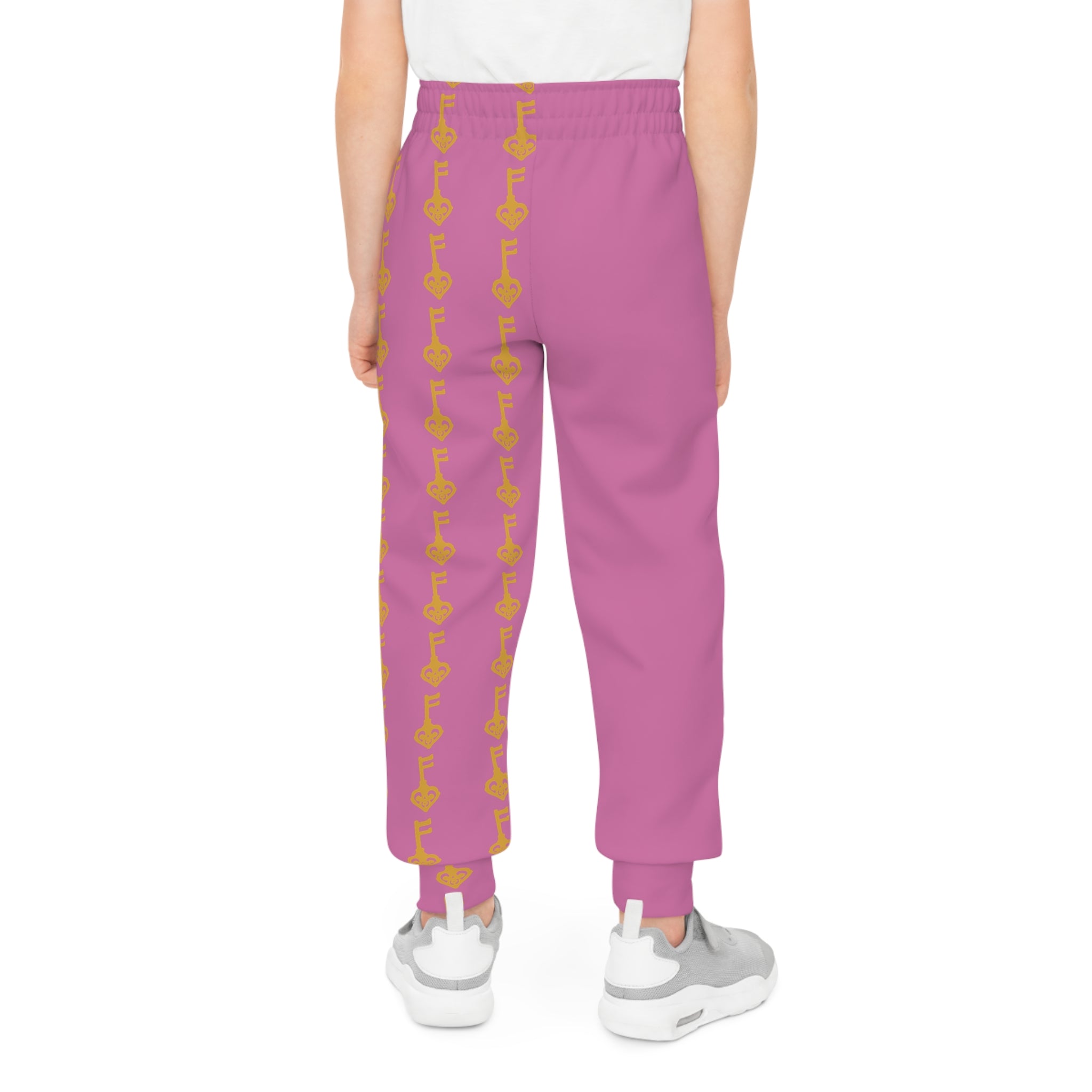 Youth Joggers- Pink Golden Key
