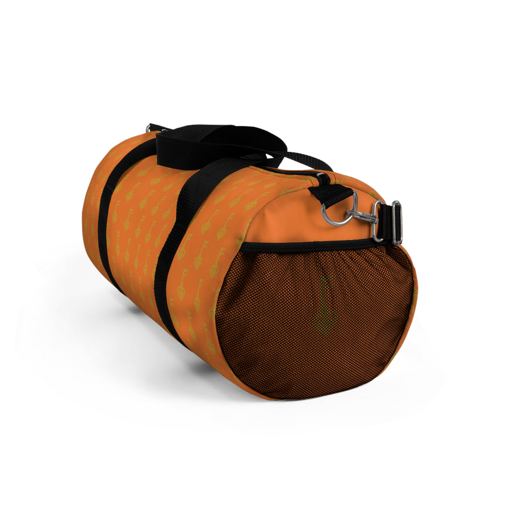 Orange Golden Key Duffel Bag — Travel Gym Bag