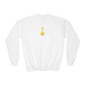 Youth Crewneck Sweatshirt — Golden Key Chest Embroidery