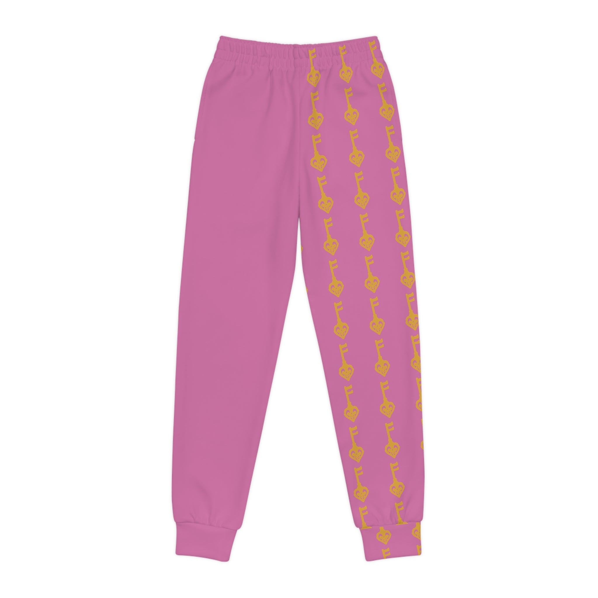Youth Joggers- Pink Golden Key