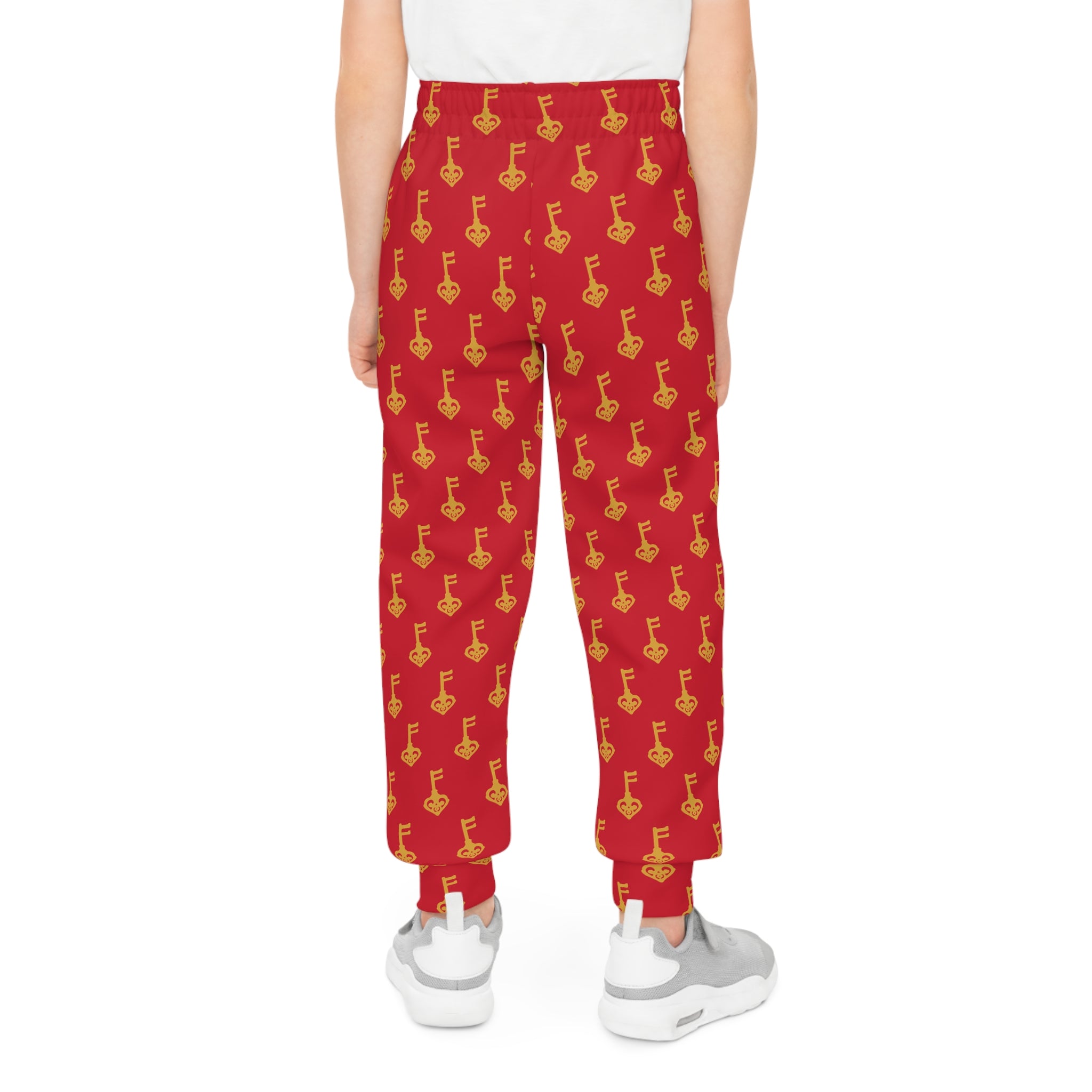 Kids Joggers - Ruby Red Golden Key
