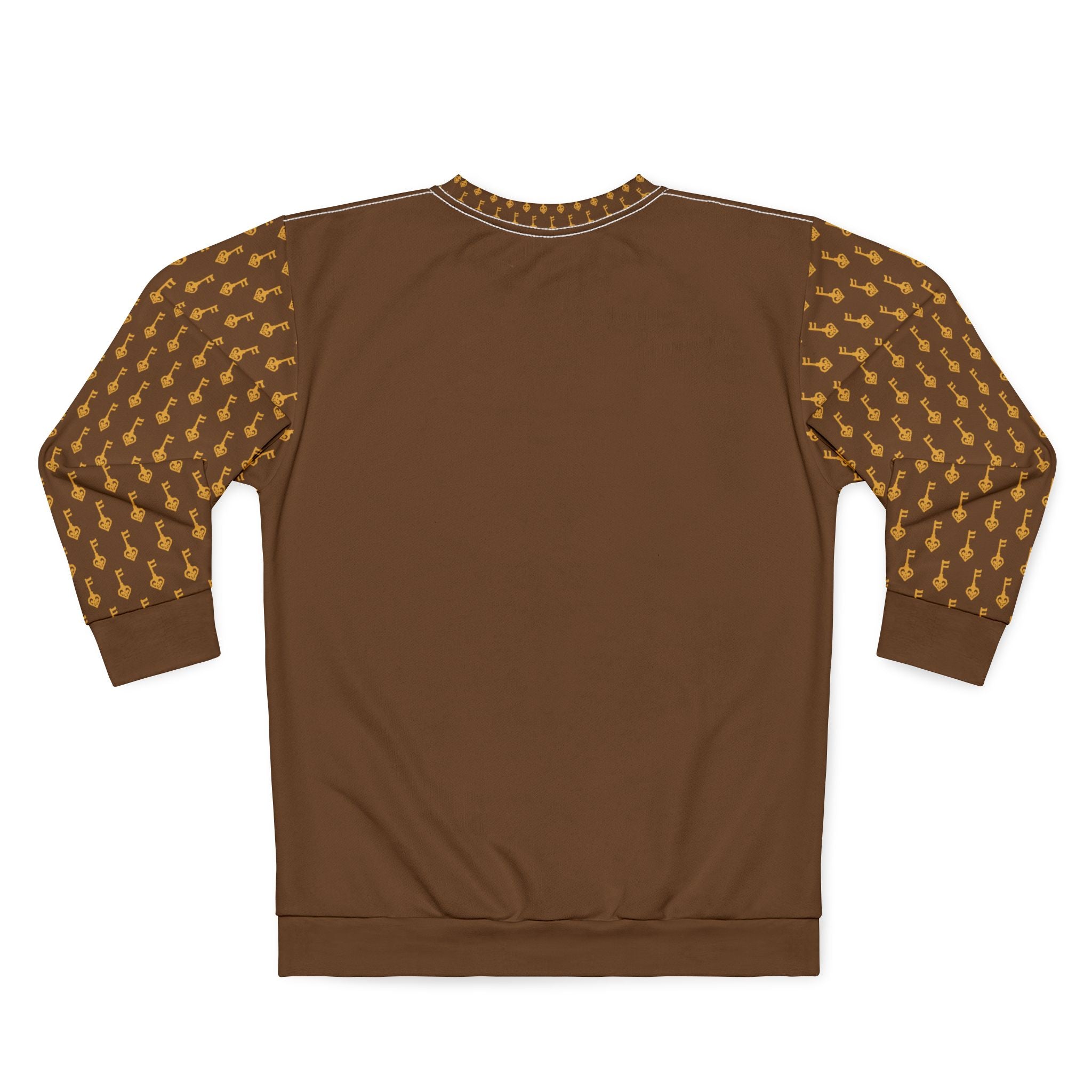 Brown Golden Key Sweatshirt – Cozy Retro Pullover