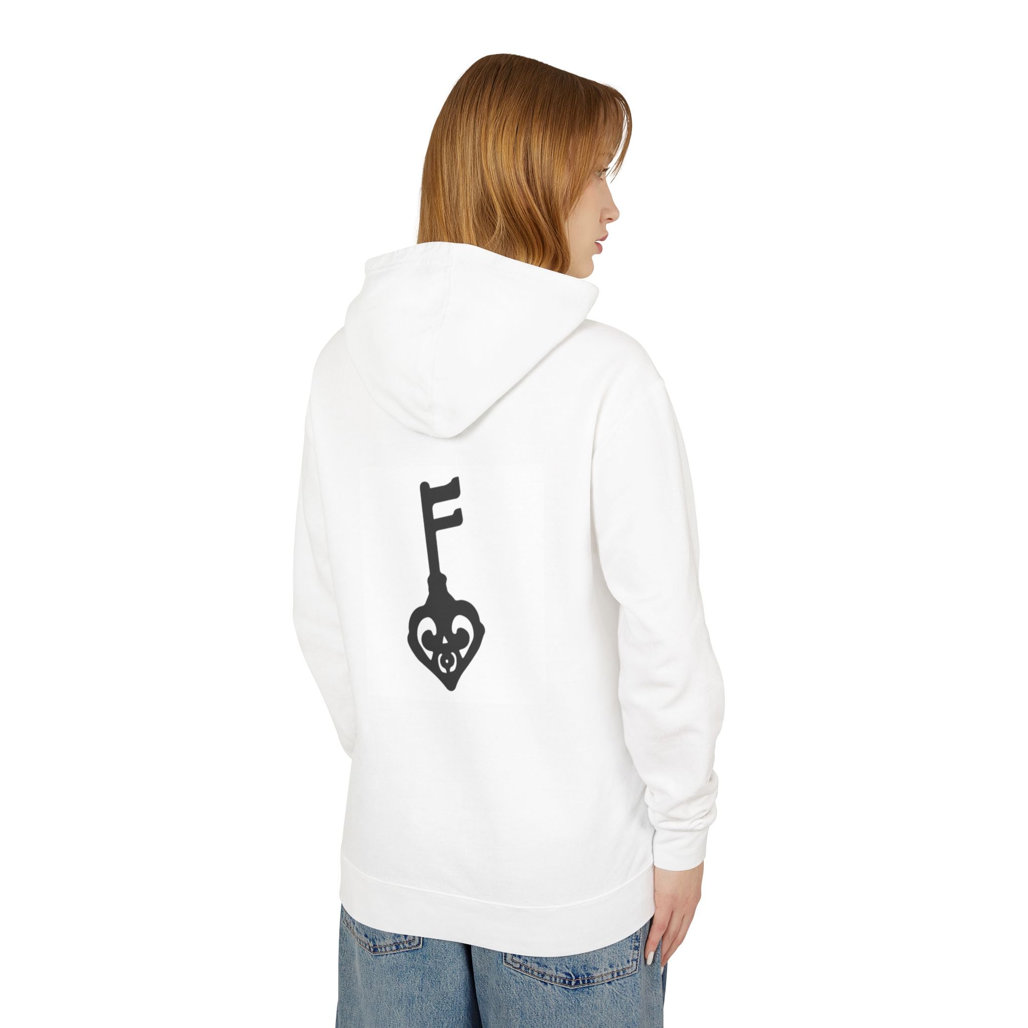 Black Key Print Hoodie — Black Key Lightweight Pullover