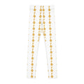 Youth Leggings - White Golden Key