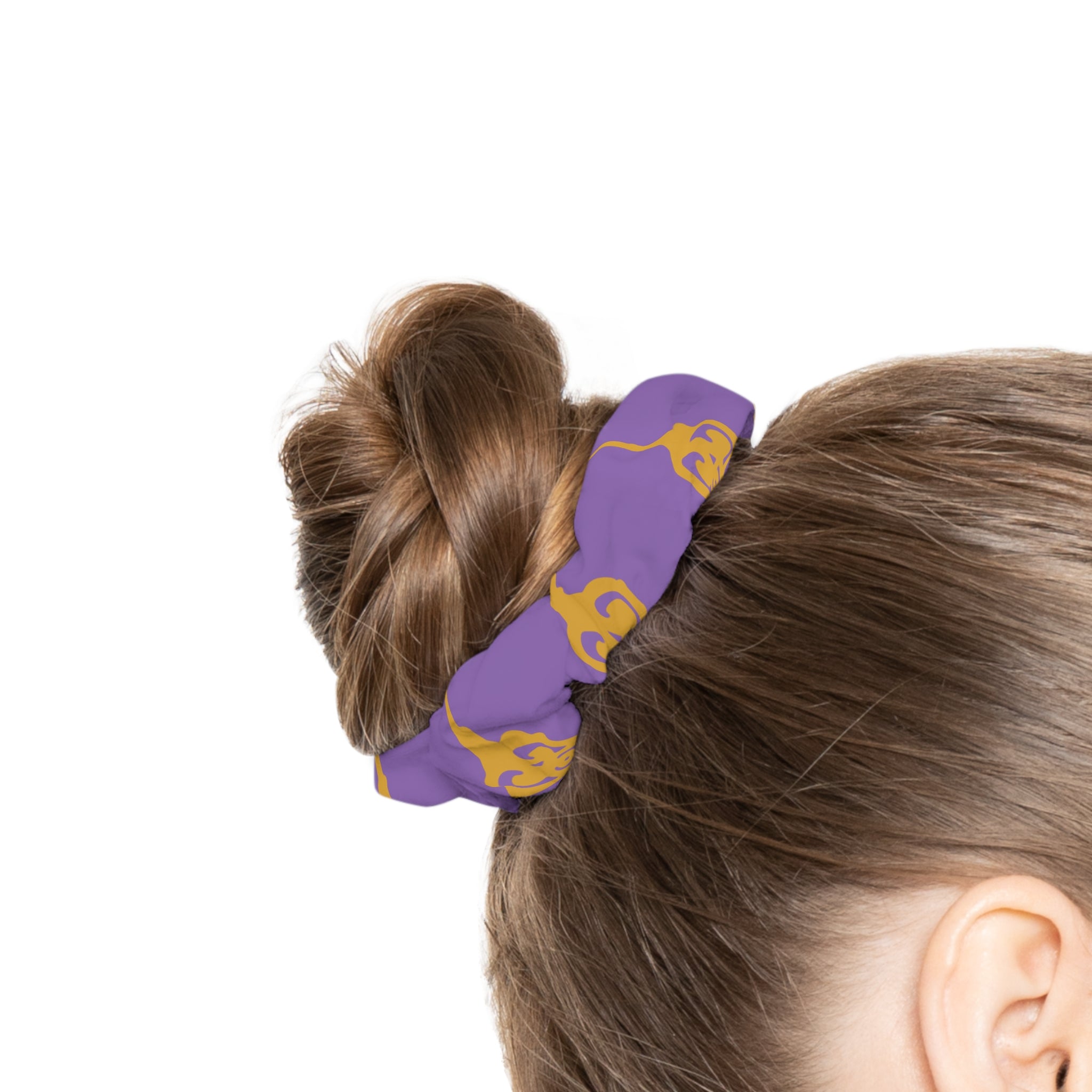 Scrunchie Sacred Purple Golden Key