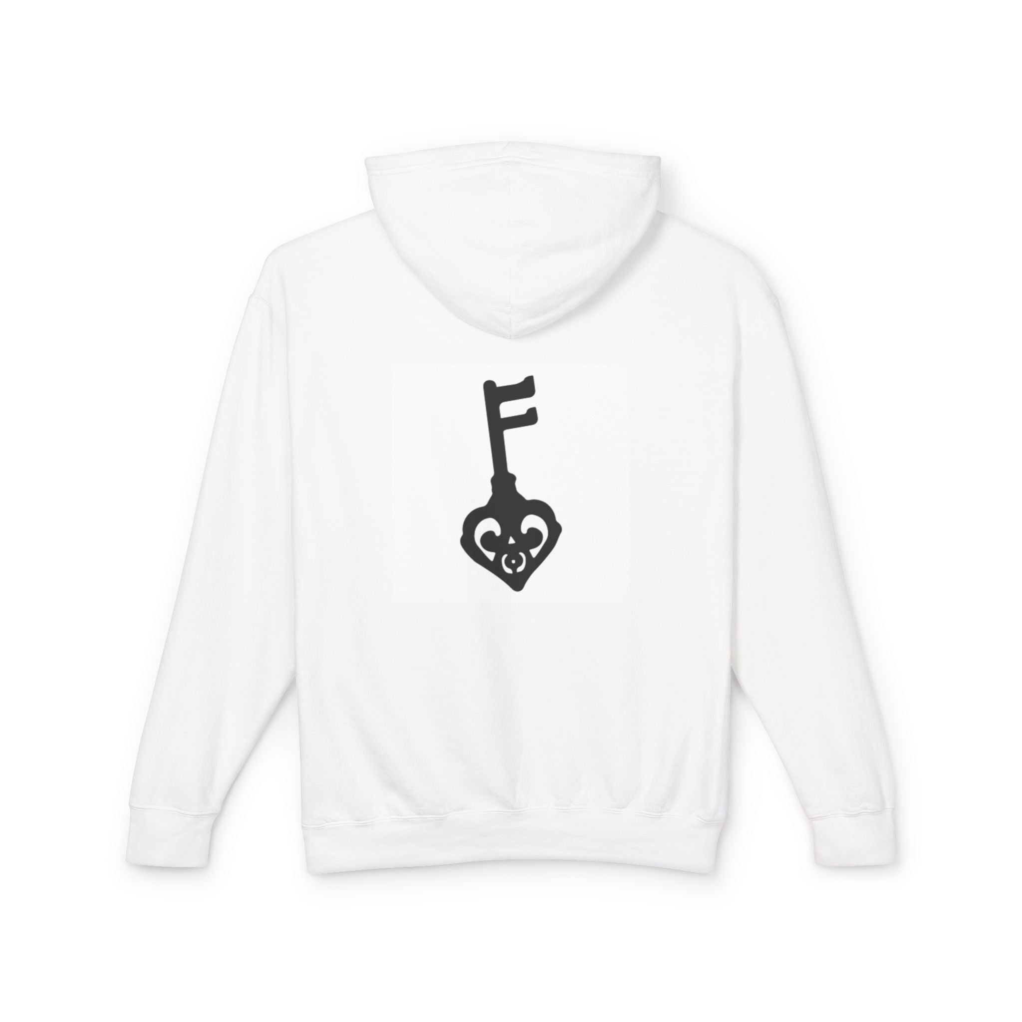 Black Key Print Hoodie — Black Key Lightweight Pullover