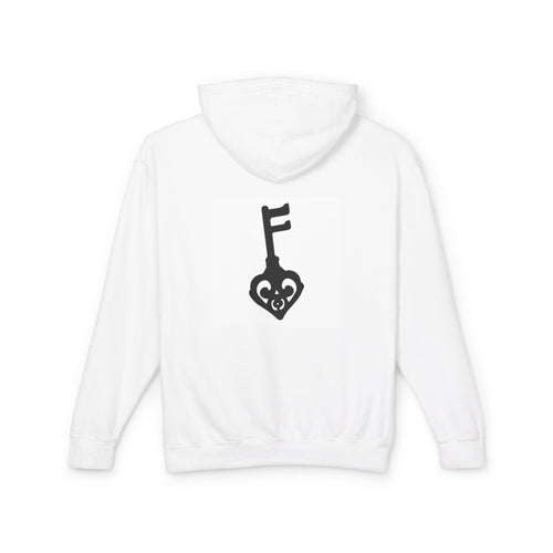 Black Key Print Hoodie — Black Key Lightweight Pullover
