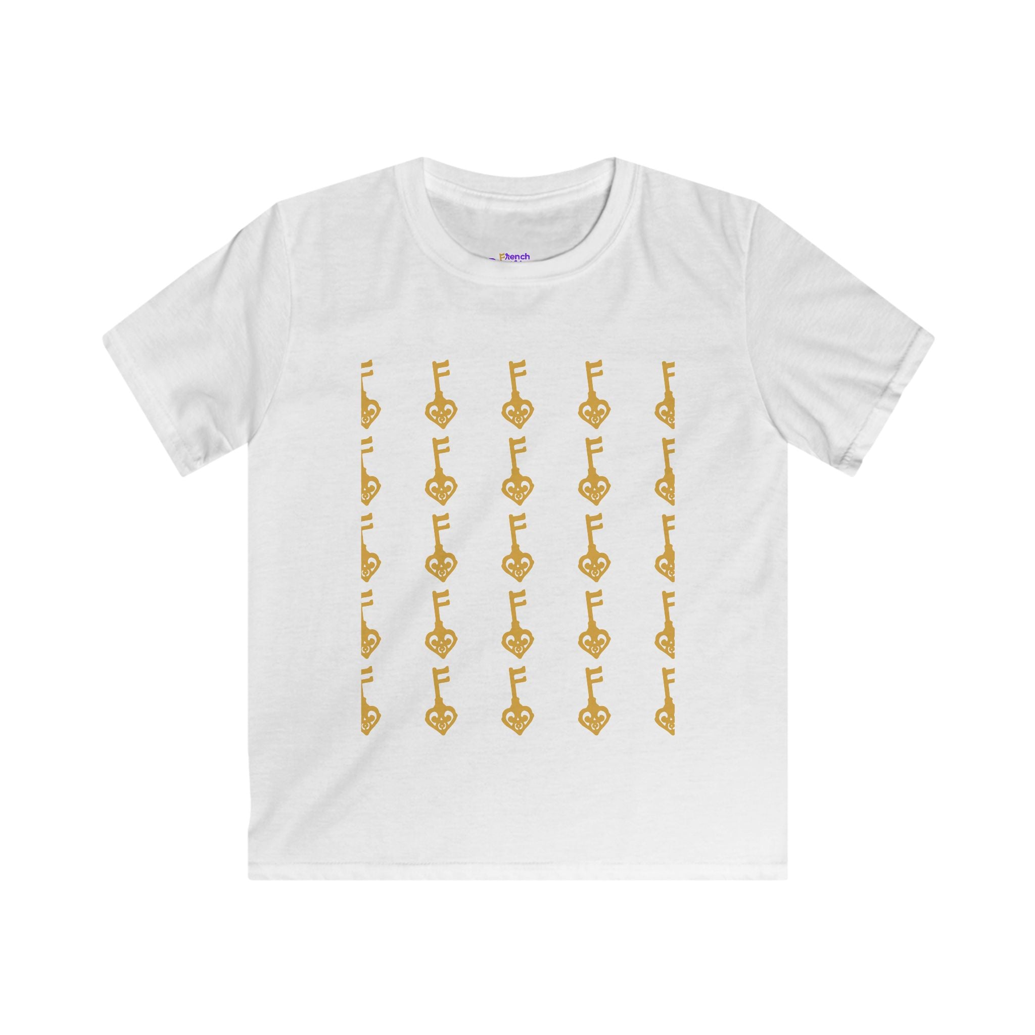 Kids Tee — Golden Key | Cute Kids Graphic Shirt