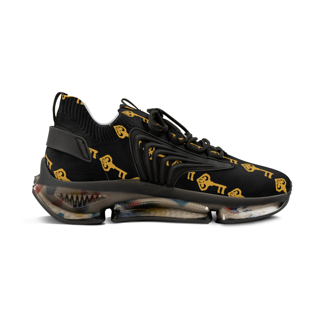 Black Golden Key Trainer Sneaker - Men's